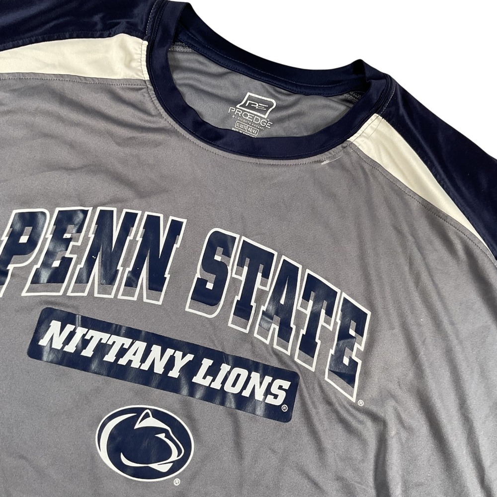 Penn State Nittany Lions Pro Edge Shirt Mens XL/XG 46/48‎ Raglan Activewear